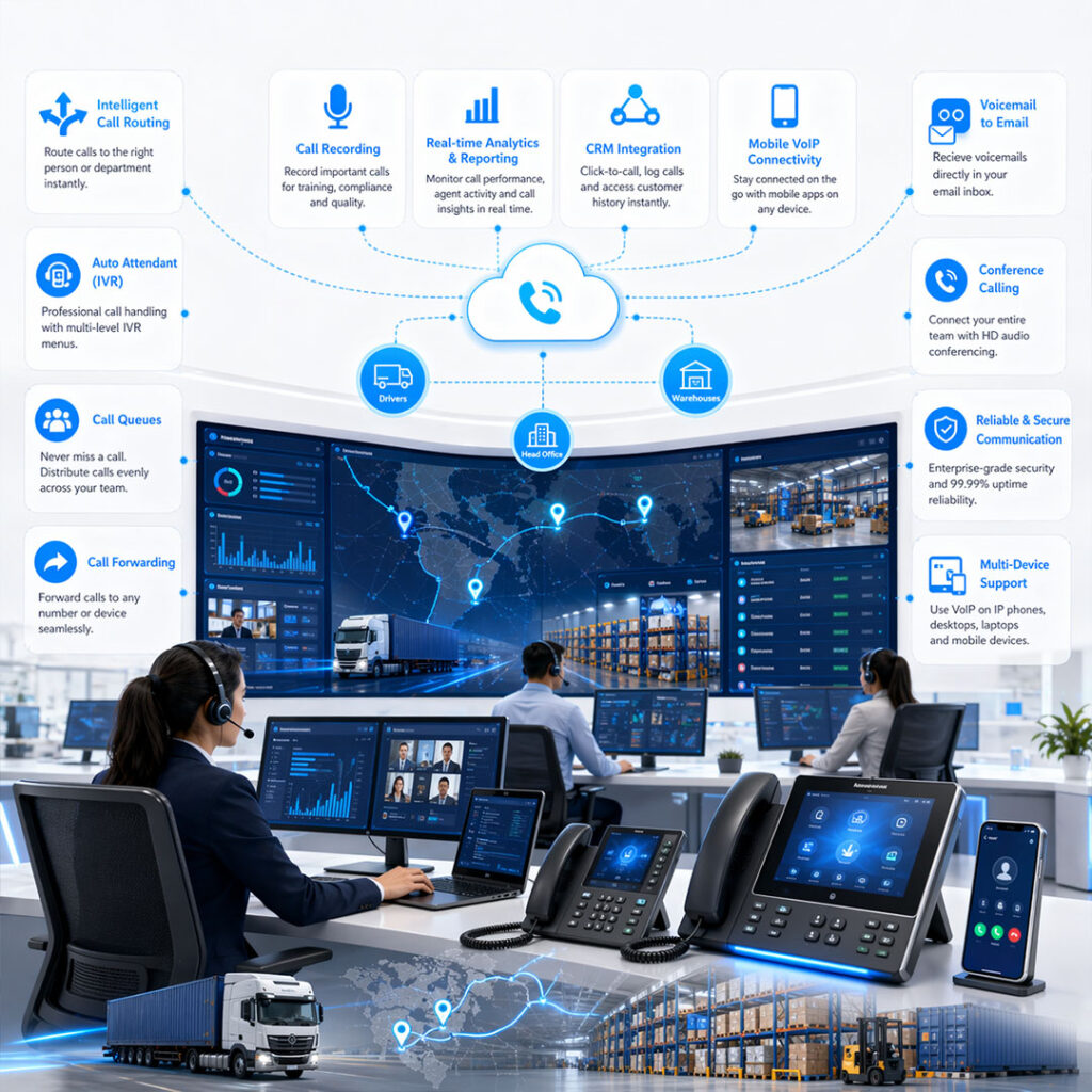 Logistics VoIP Features