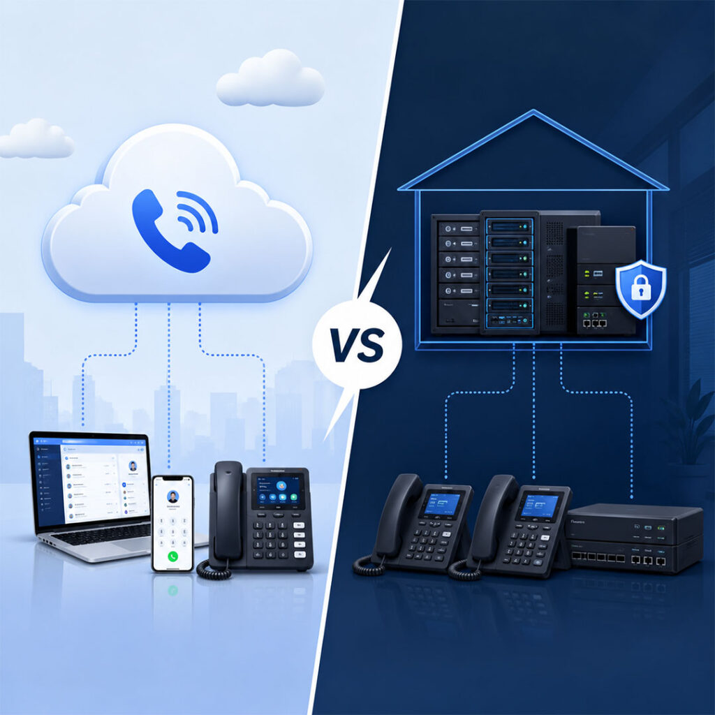 Hosted VoIP vs On-Premise Phone Systems